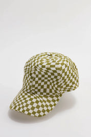Moss Trippy Checker Baseball Cap