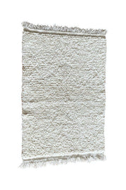 Natural Wool Shag Runner