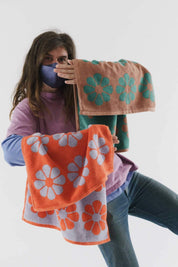 Mix Daisy Hand Towel Set