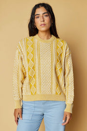 Canary Fisherman Sweater