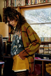 Spiced Autumn Plaid Oversized Cardigan