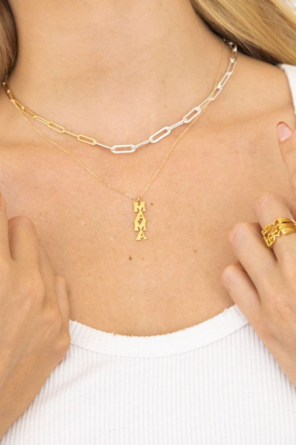 Gold Aja Necklace