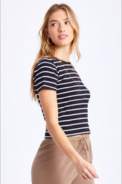 Stripe Samantha Baby Tee