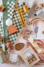 Speckled Arc Candleholders