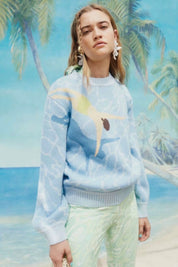 Scuba Blue Big Splash Sweater