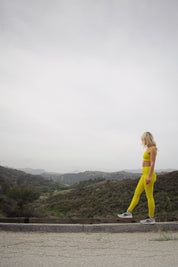 23 3/4" Chartreuse Compressive High-Rise Legging