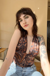 Mahogany Paradise Party Top