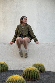 Military Olive Flight Padded Jacket