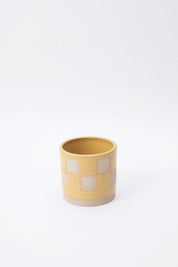 X Prism Pale Yellow Checked Tumbler