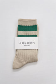 Green Varsity Her Socks