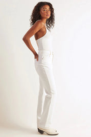 Vintage White Classic Straight Jeans
