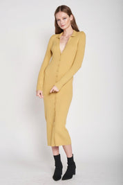 Dijon Button Up Dress