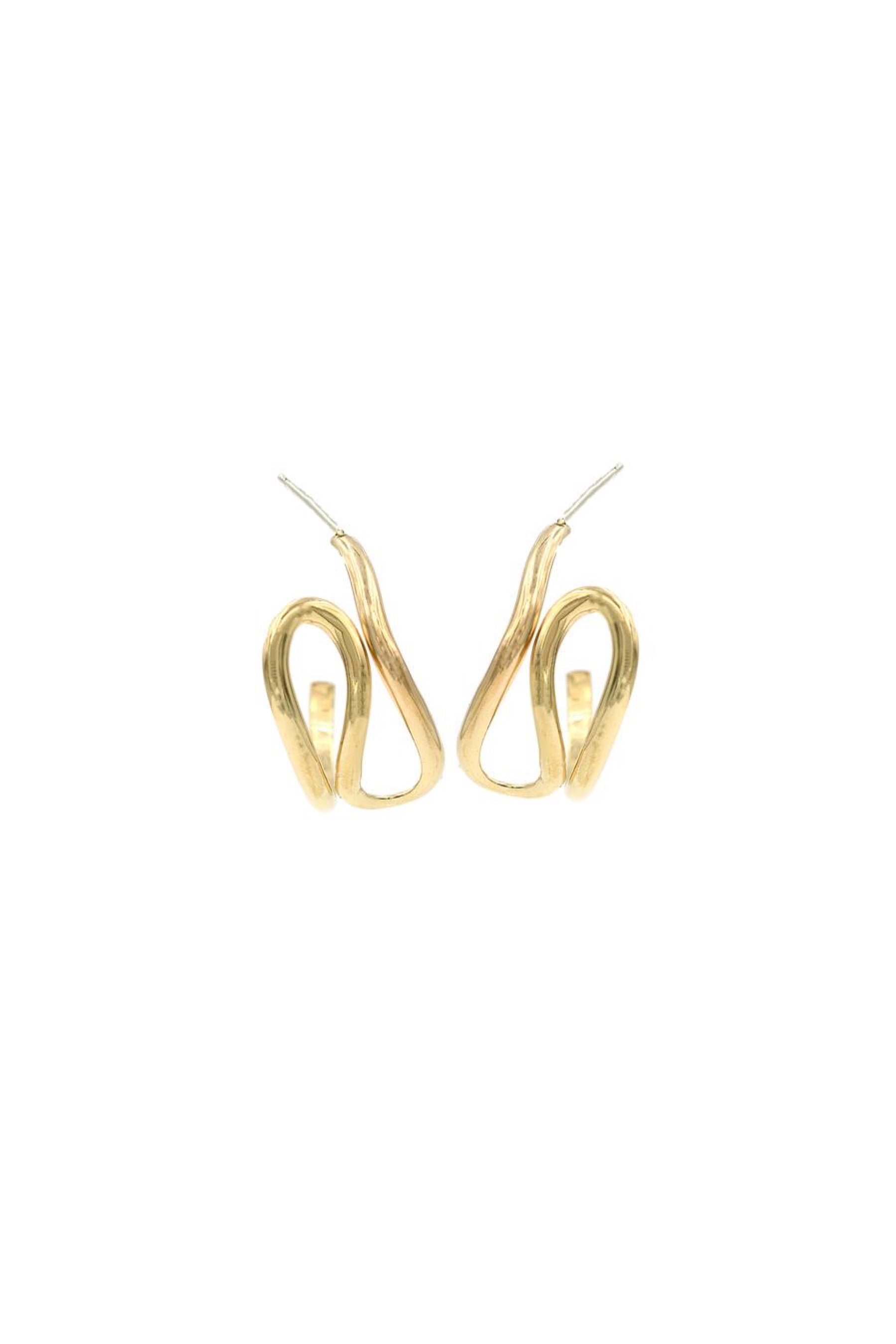Gold Infinite Hoops