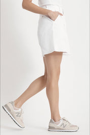 White Victory Trouser Short