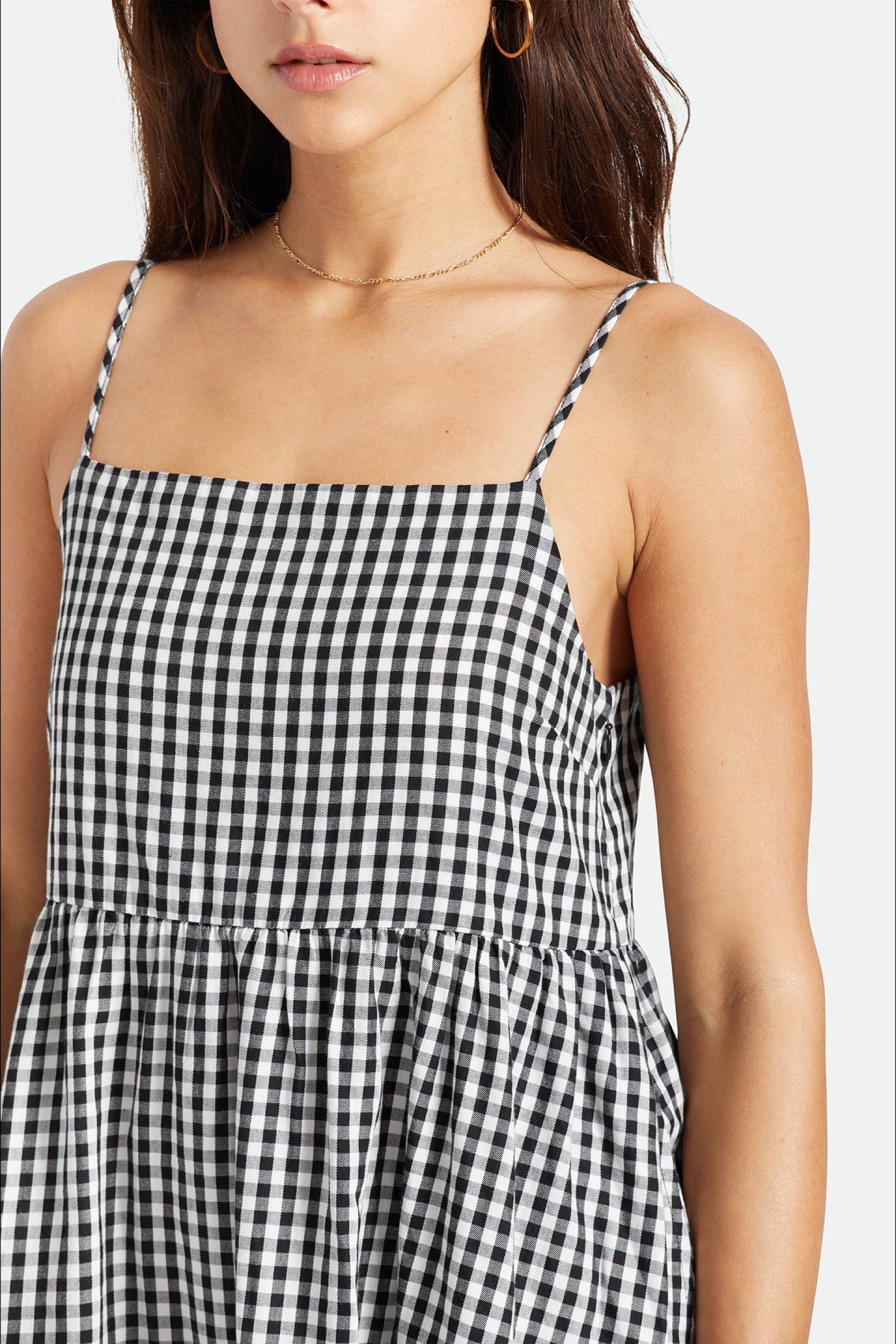 Black Gingham Dress