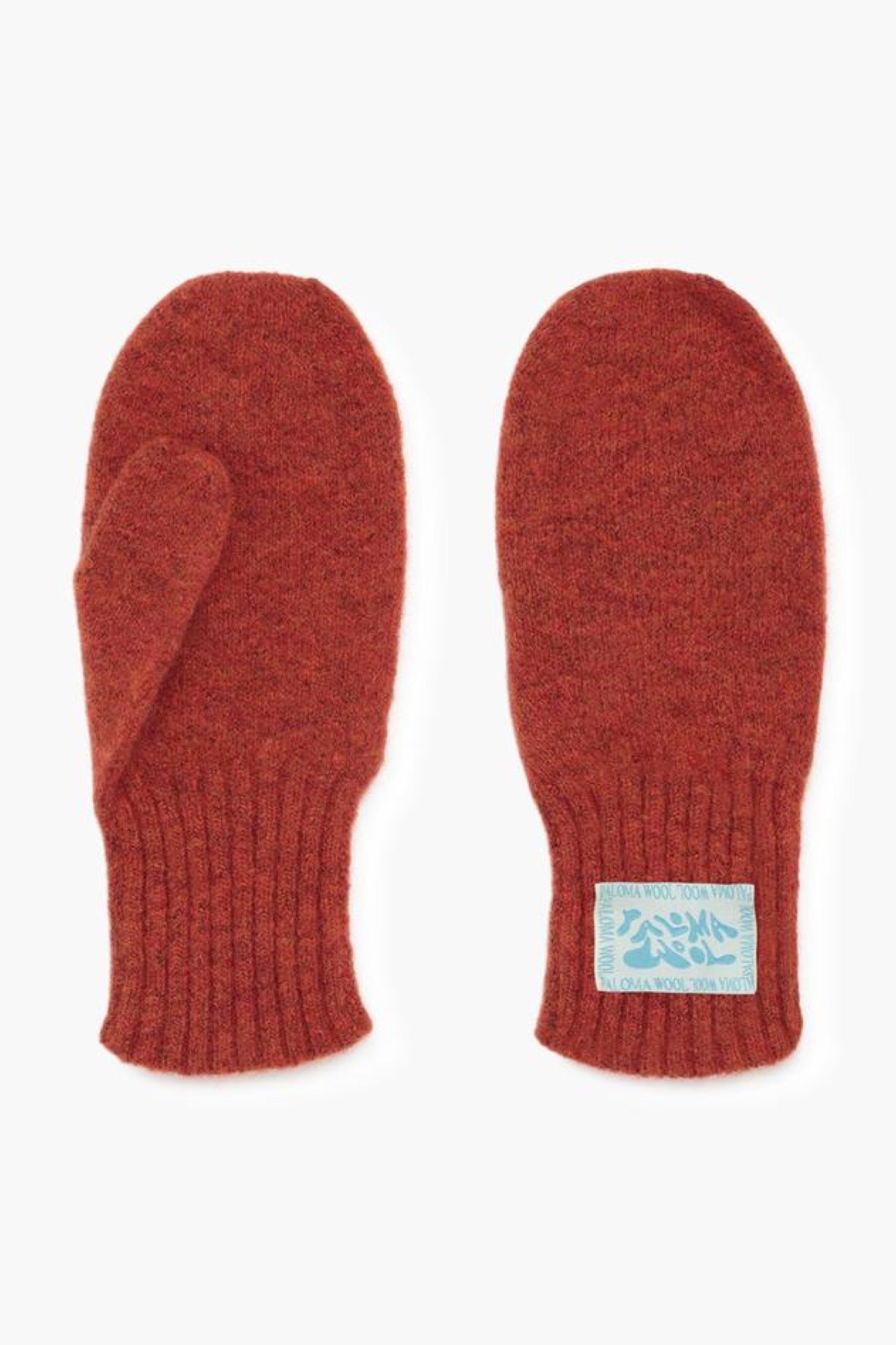 Red Kala Mittens