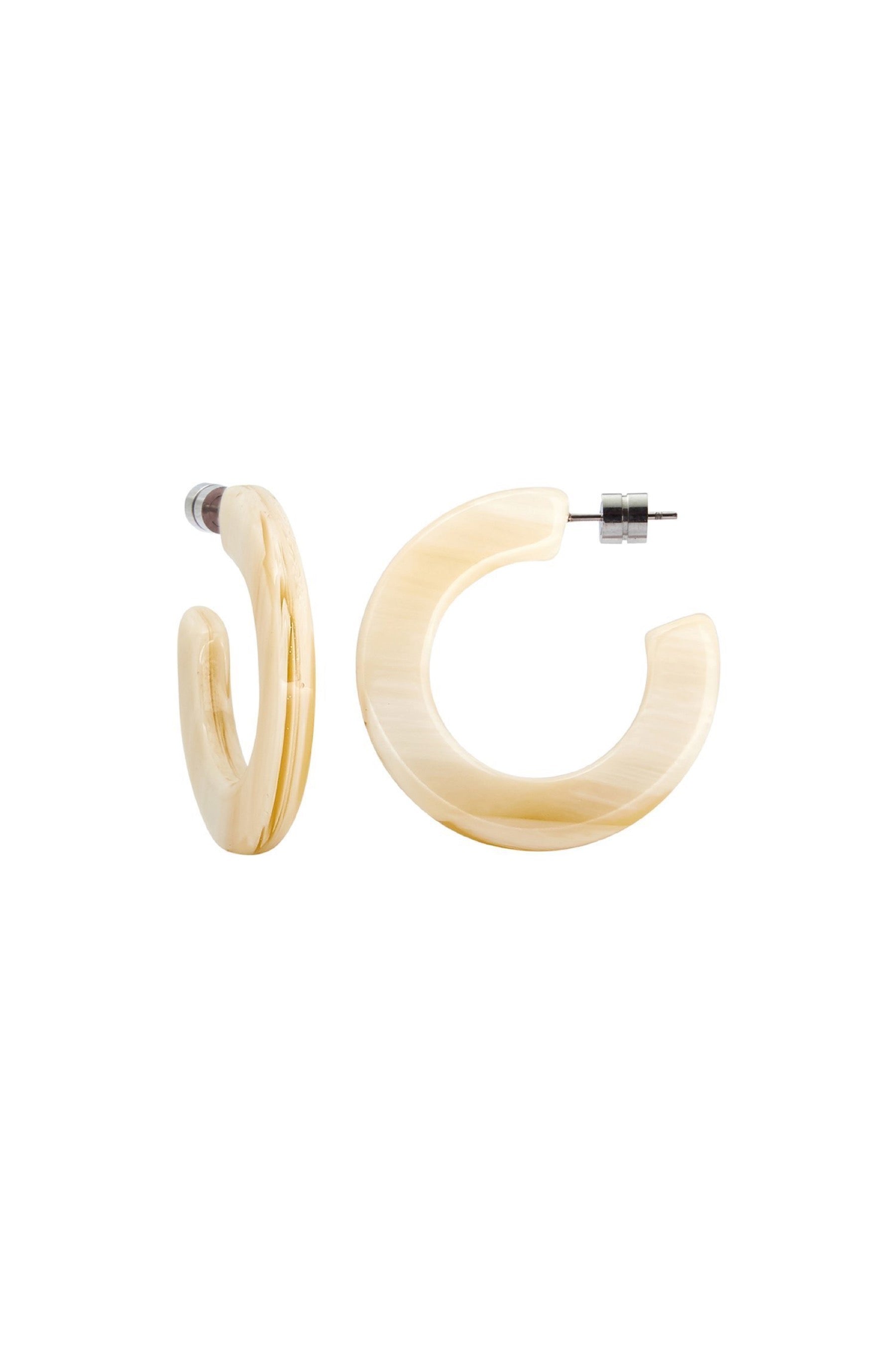 Alabaster Kate Hoops