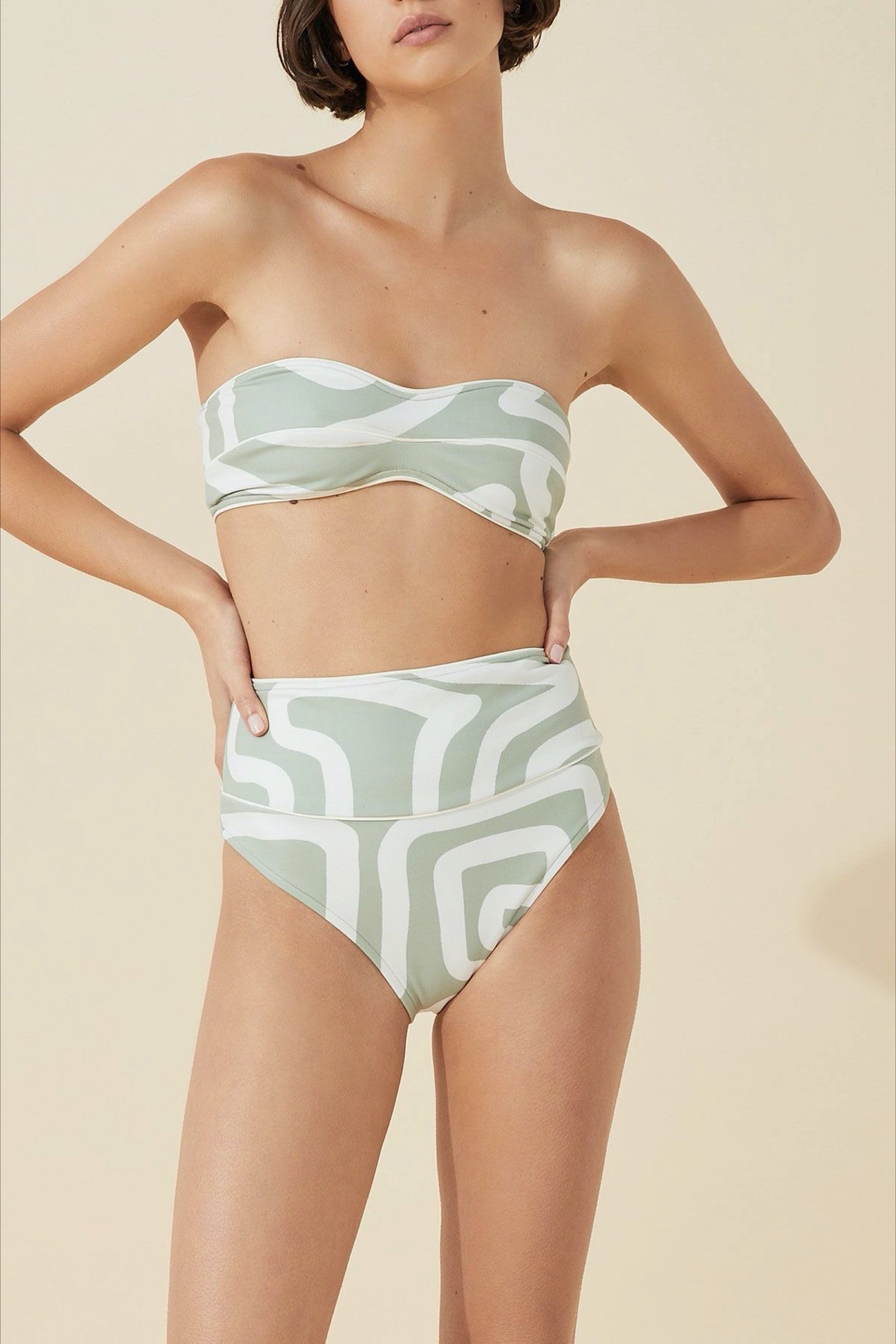 Moss Stroke Waisted Brief