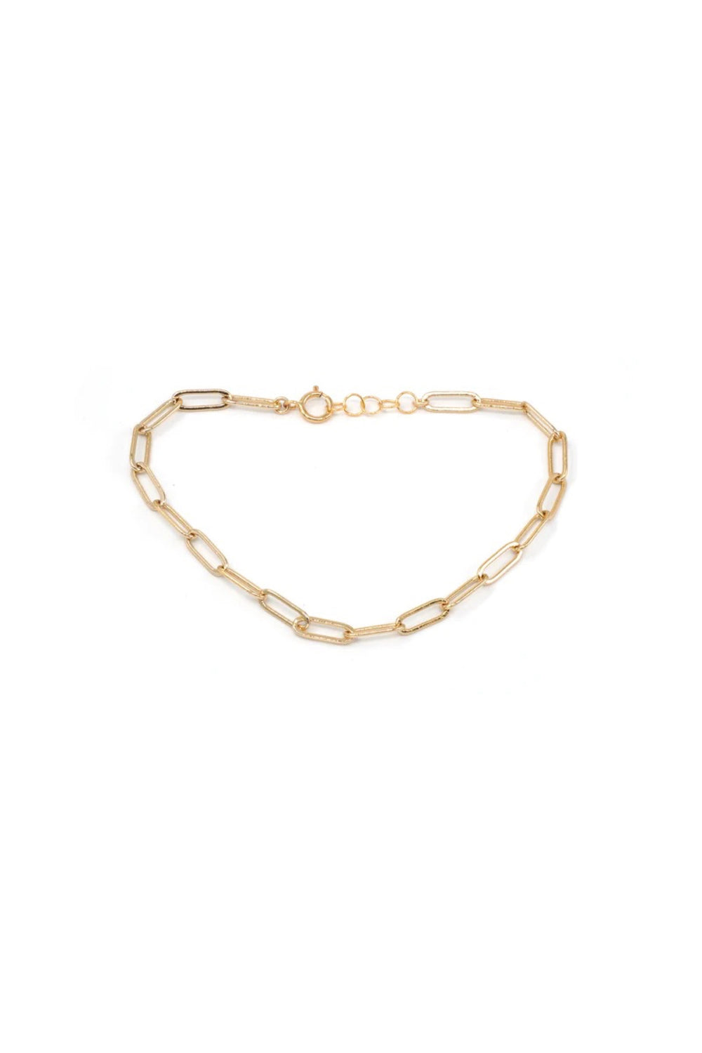 Gold Lily Chain Bracelet