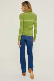 Fern Striped Cardigan