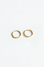 Gold Organic Hoops