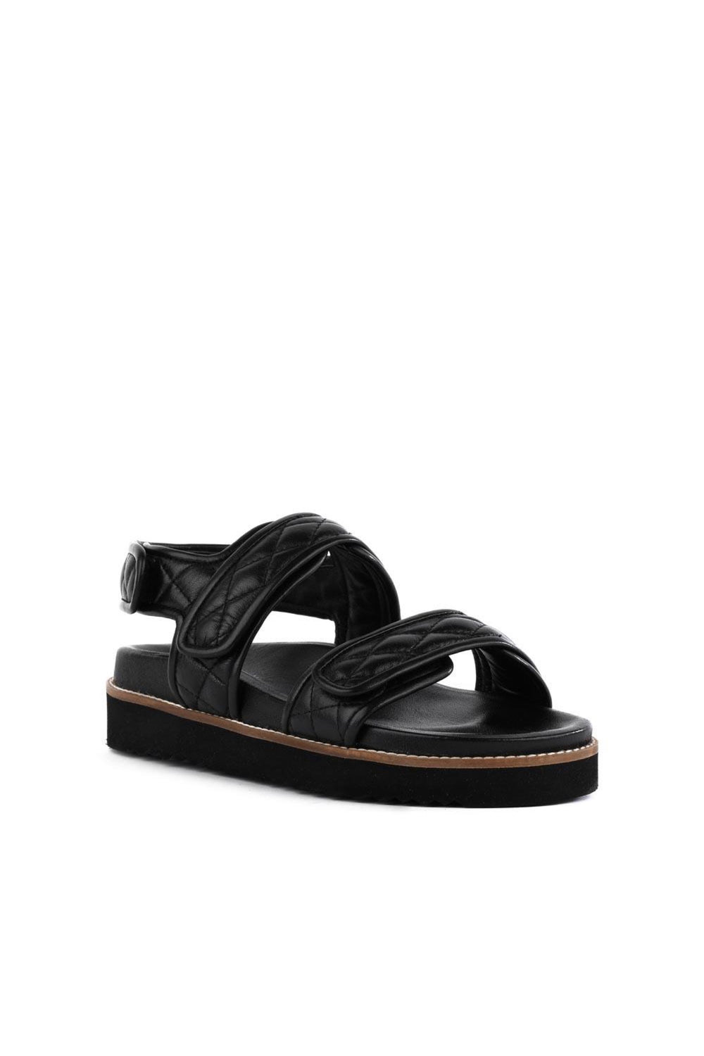 Black New To This Sandal