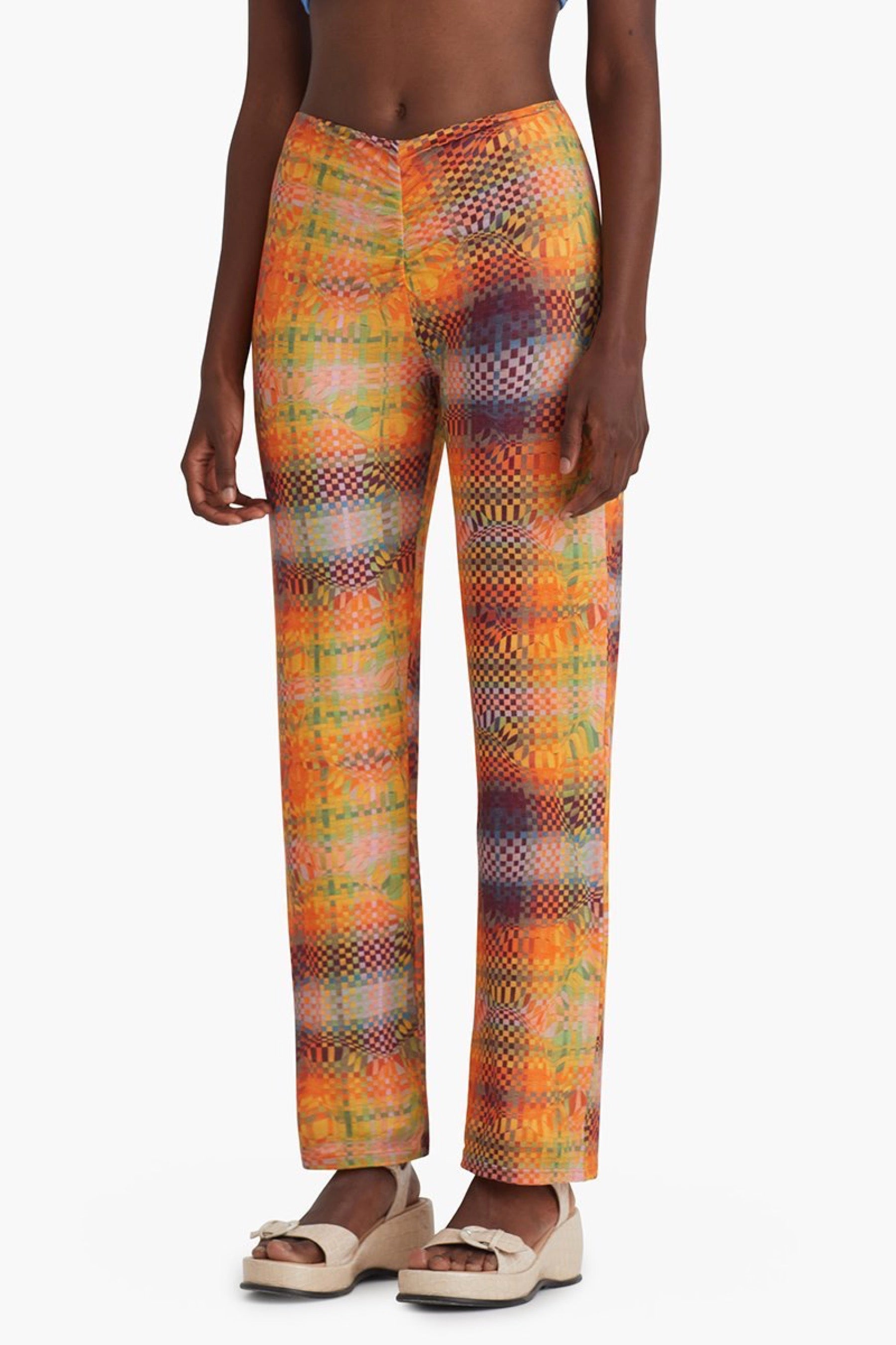 Intense Orange Nic Pant