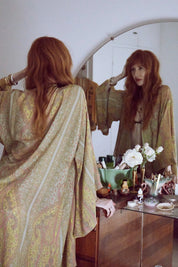 Golden Siren Hitchhiker Kimono