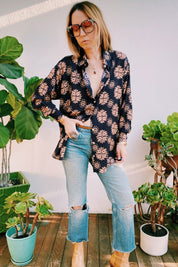 Midnight Moonrise Luna Blouse