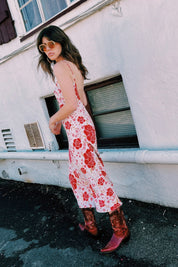 Red Flamenco Betty Dress