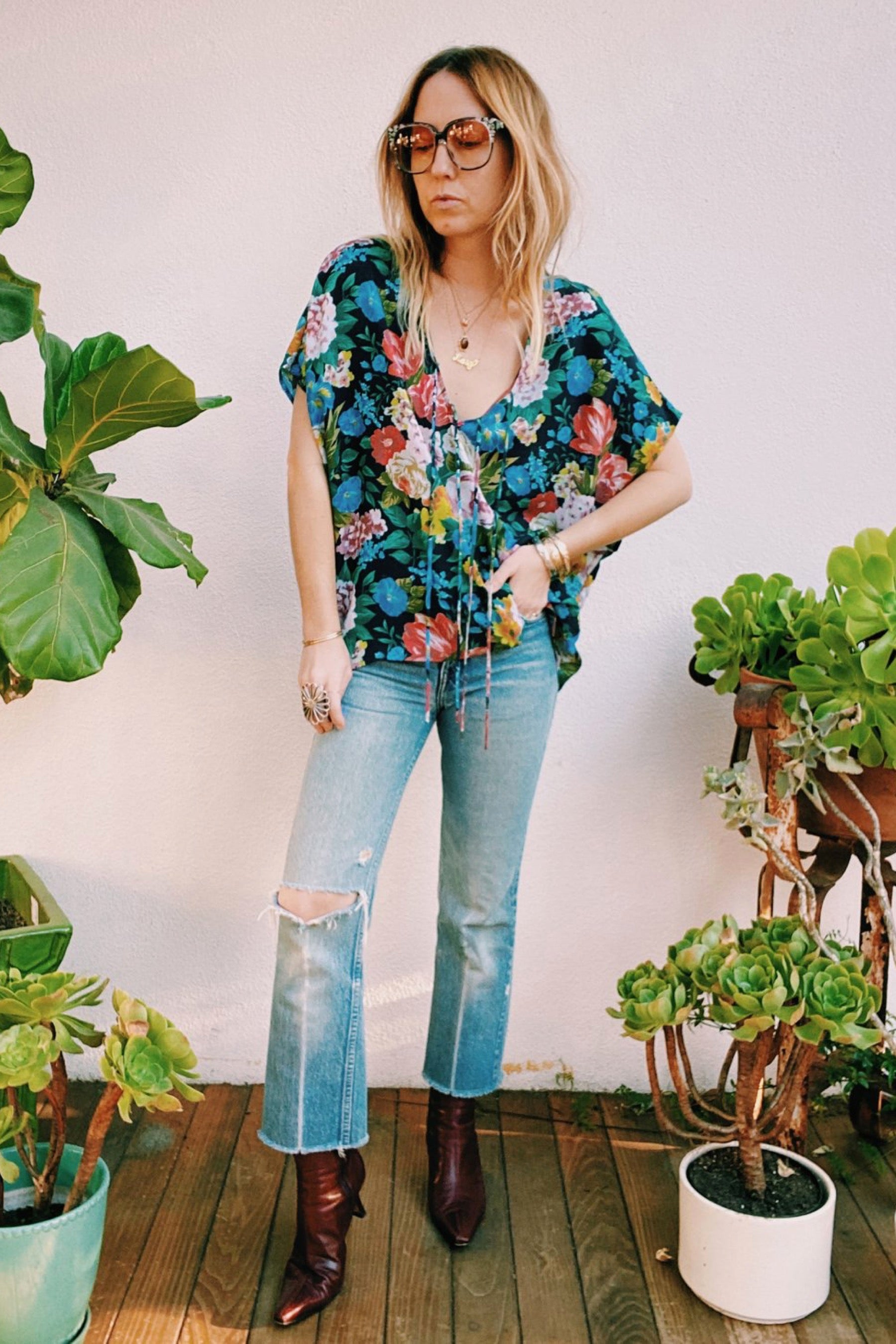 Rose Garden Tabitha Top