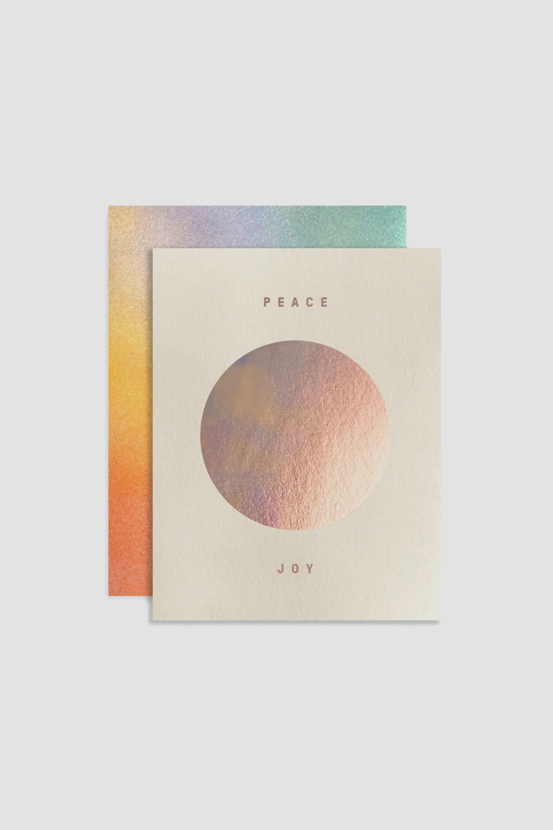 Holograph Peace Card