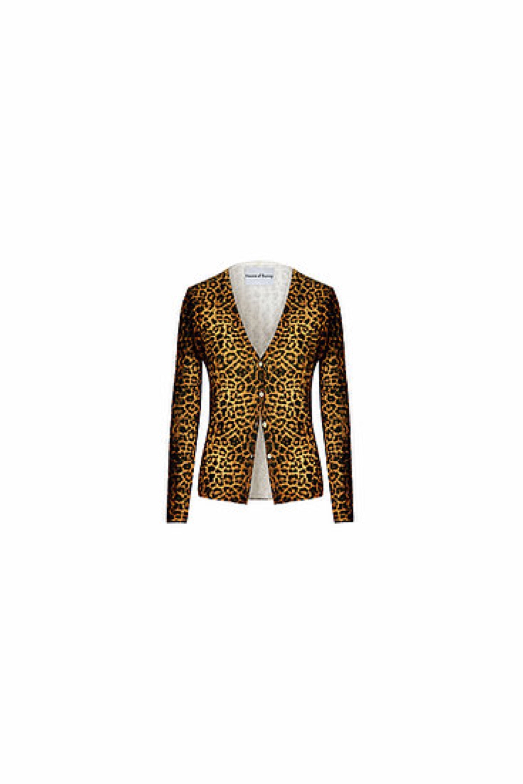 Leopard Jungle Peggy Cardigan