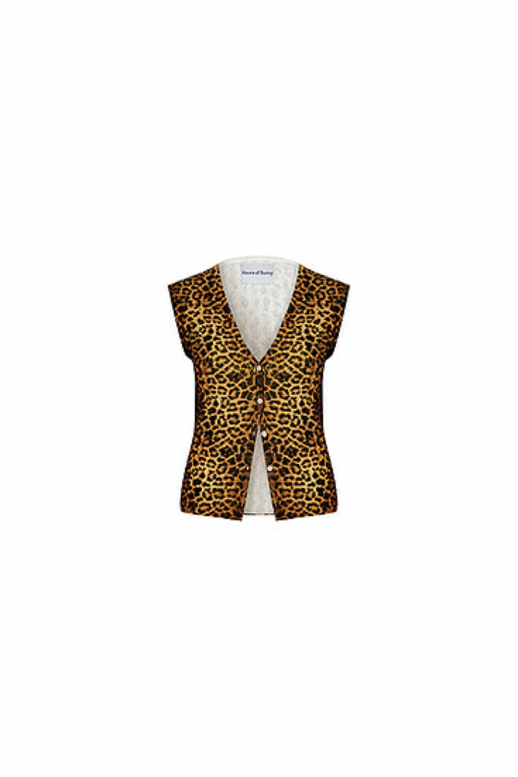 Leopard Jungle Peggy Cardigan