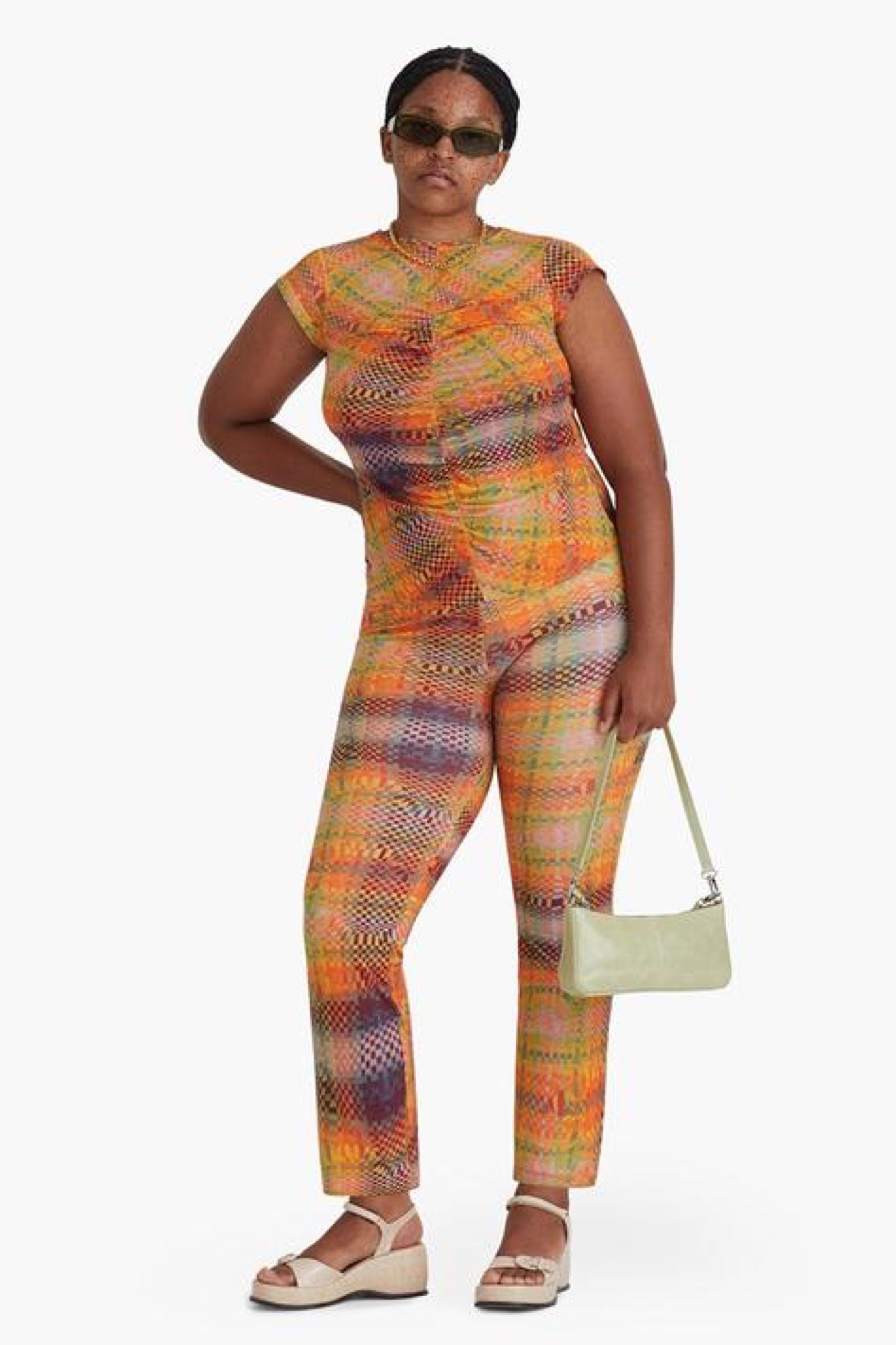 Intense Orange Nic Pant