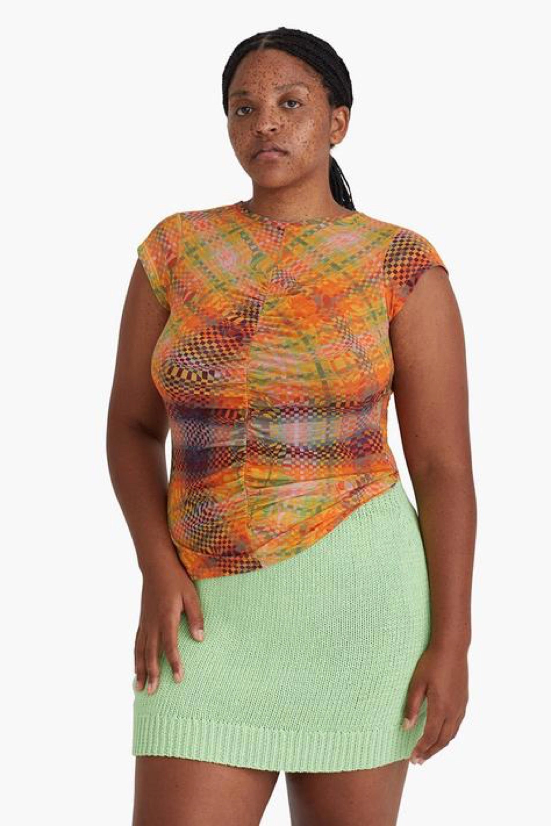 Intense Orange Pic Top