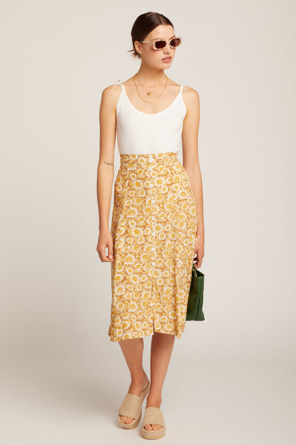 Valette Floral Marin Skirt