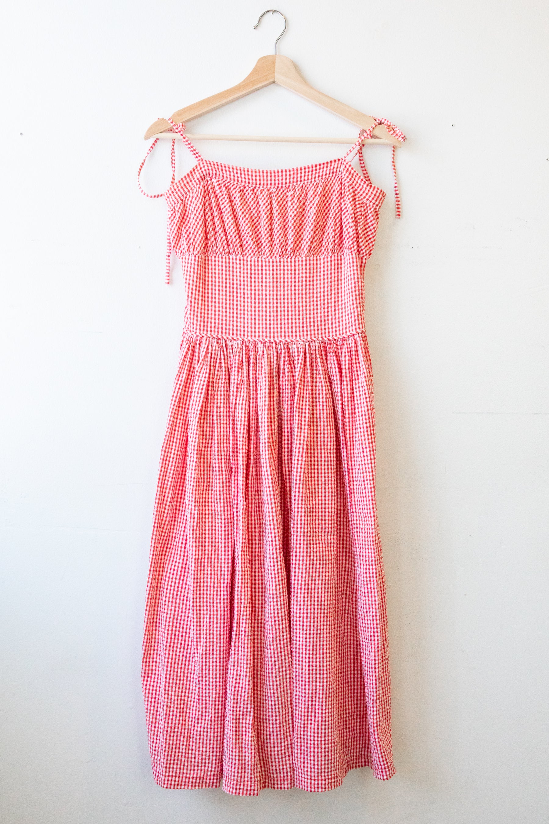 Handmade Red Gingham Dress