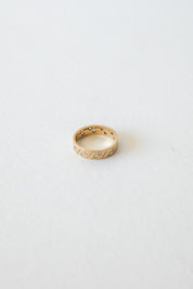 1970s Diamond Etched Eternity Band