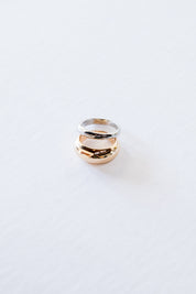 Two Tone Coyote Ring Set
