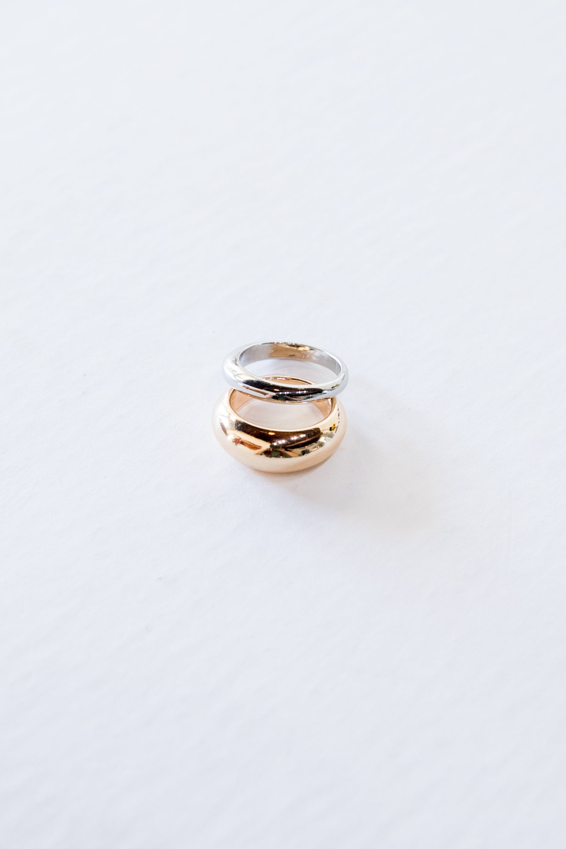 Two Tone Coyote Ring Set