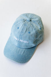 X Prism Light Denim Long Beach Hat