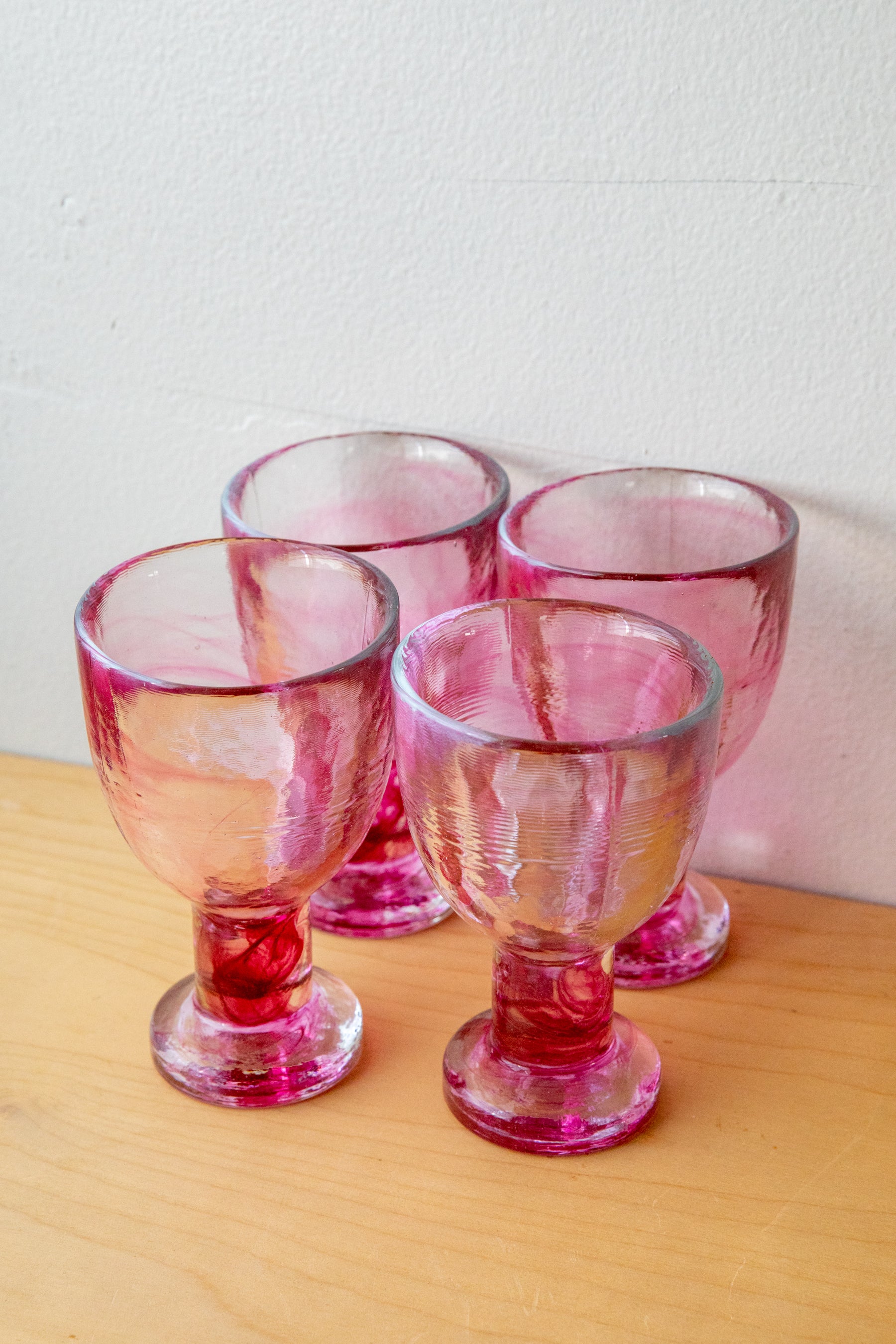 Pink Glass Set