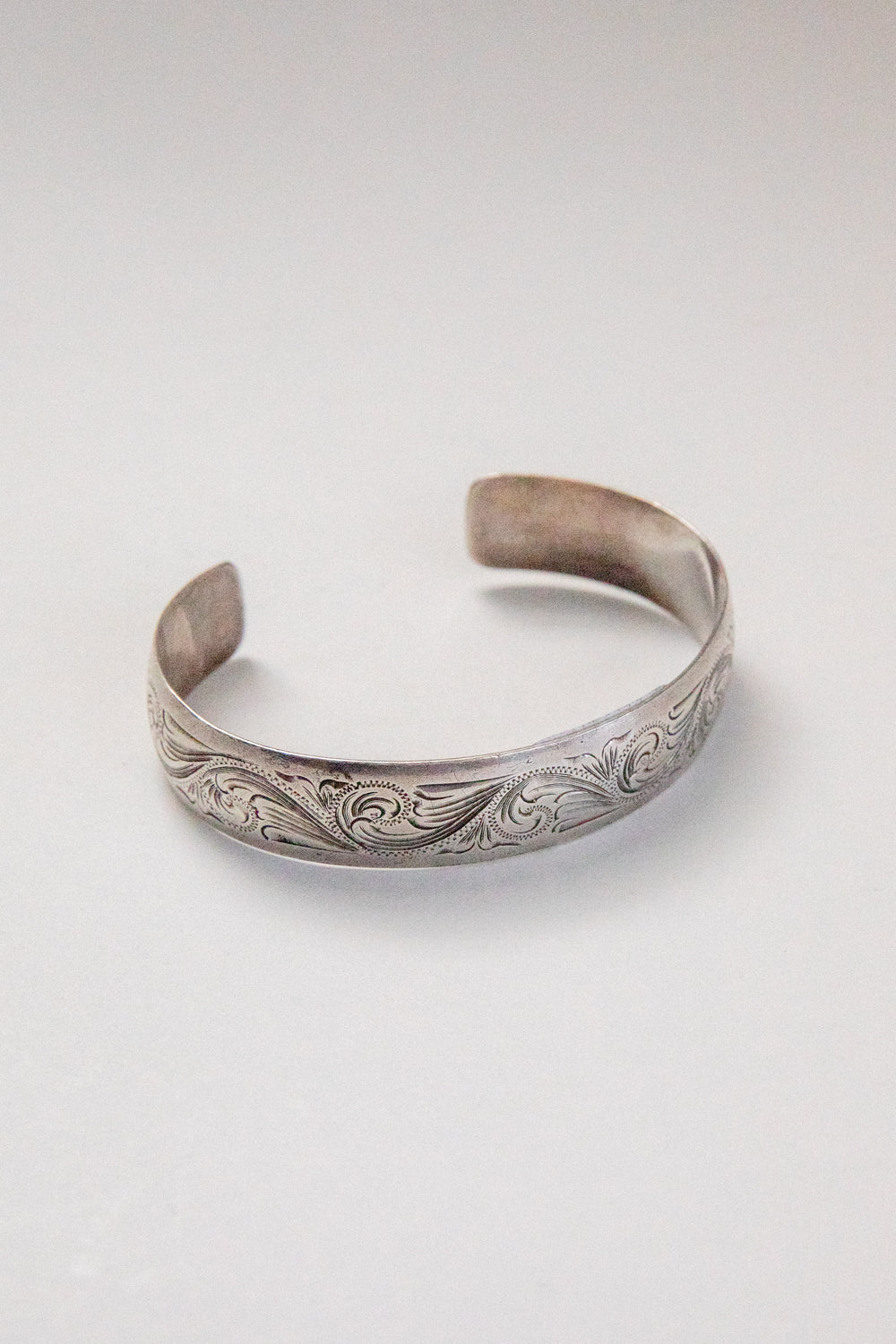 1940s Mexican Silver Stamped Cuff