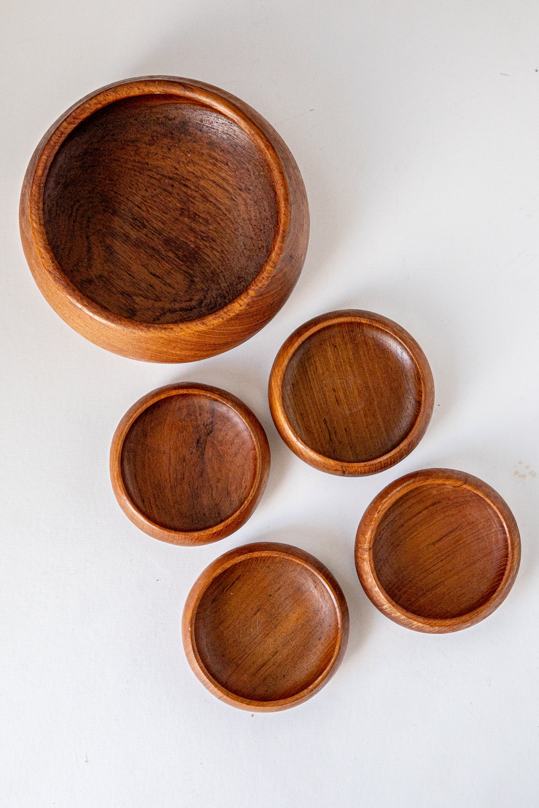 Teak Bowl Set