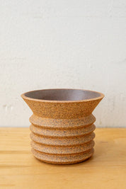 X Prism Small Brown Planter