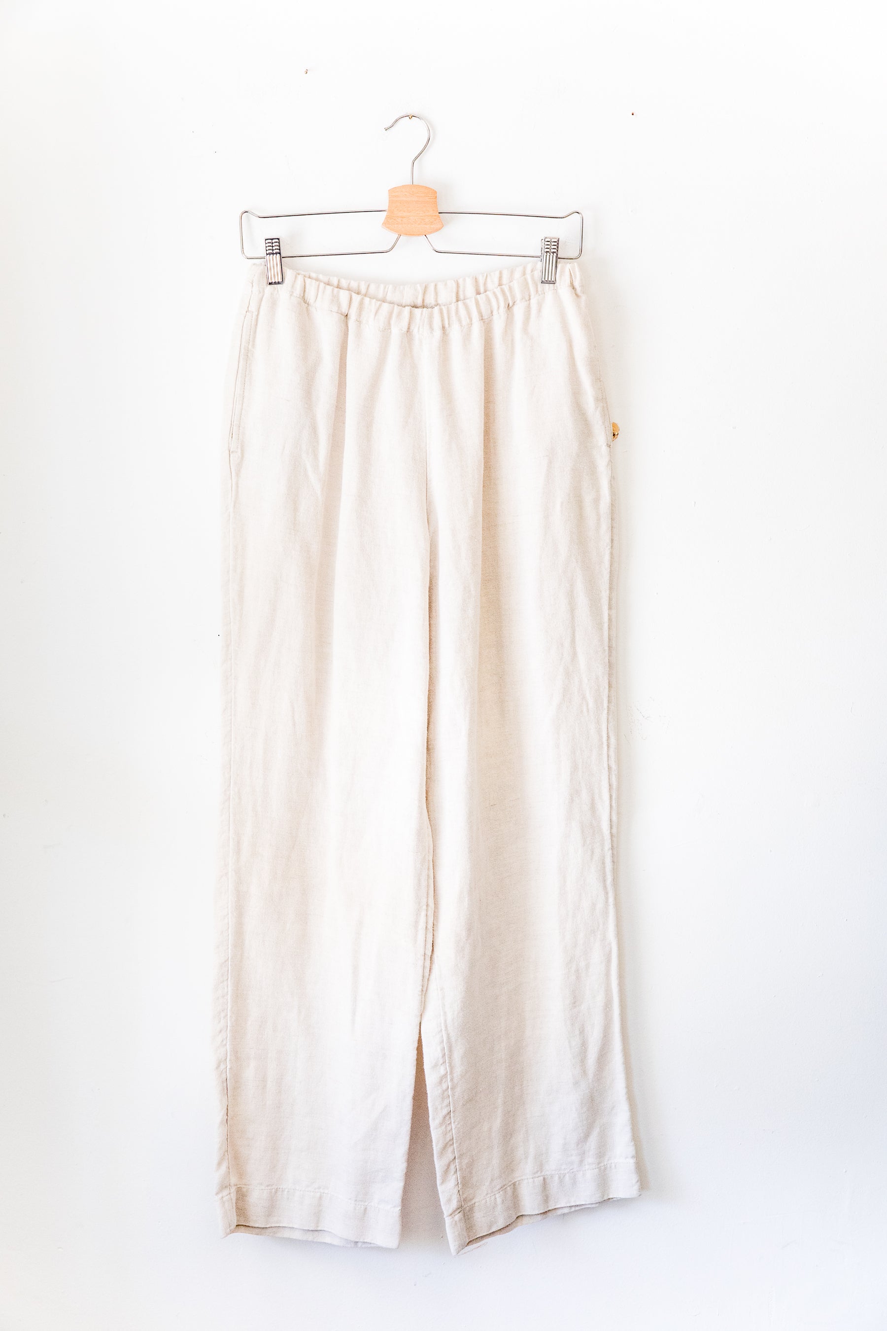 Oatmeal Linen Pant