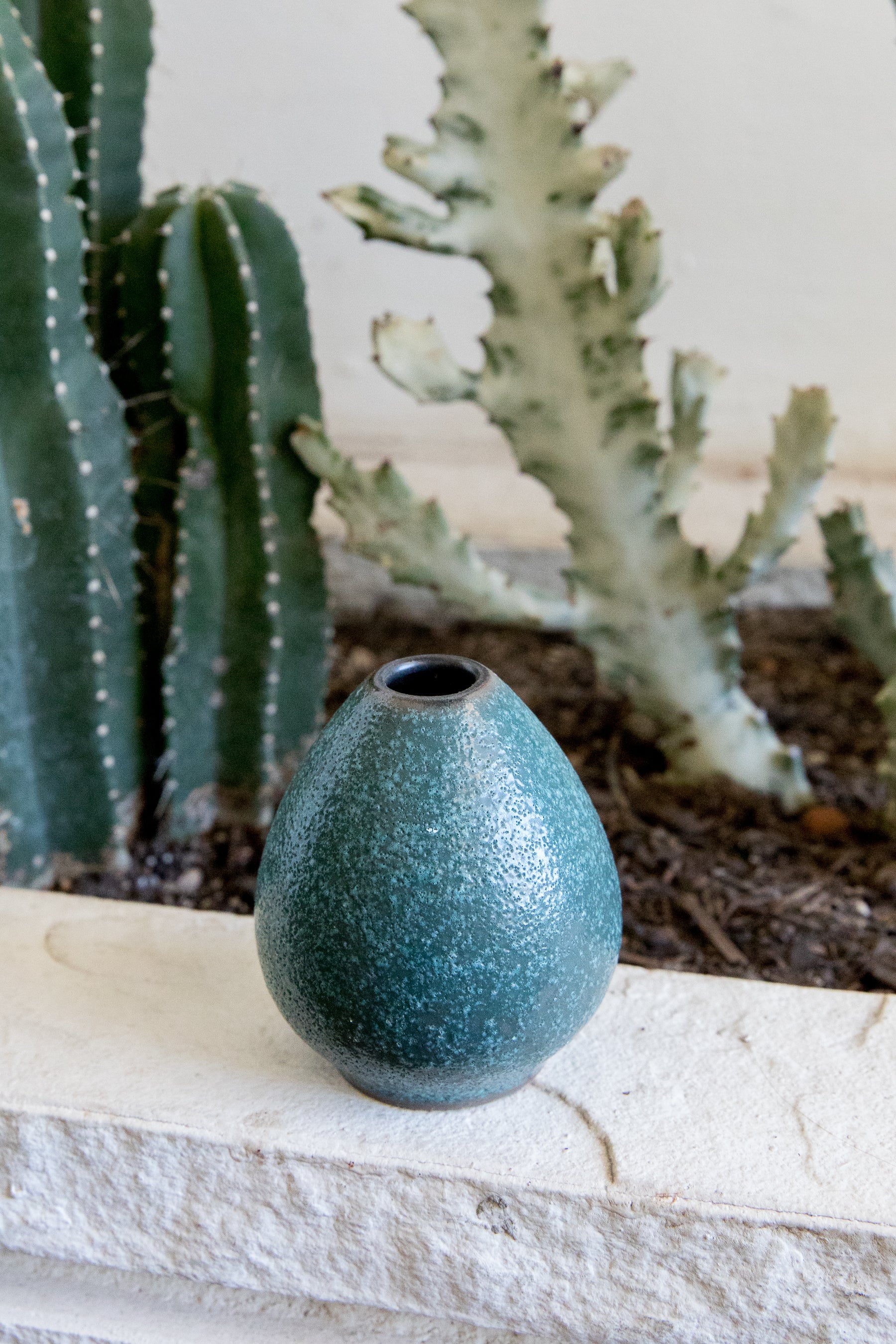 Turquoise Jonathan Adler Bud Vase
