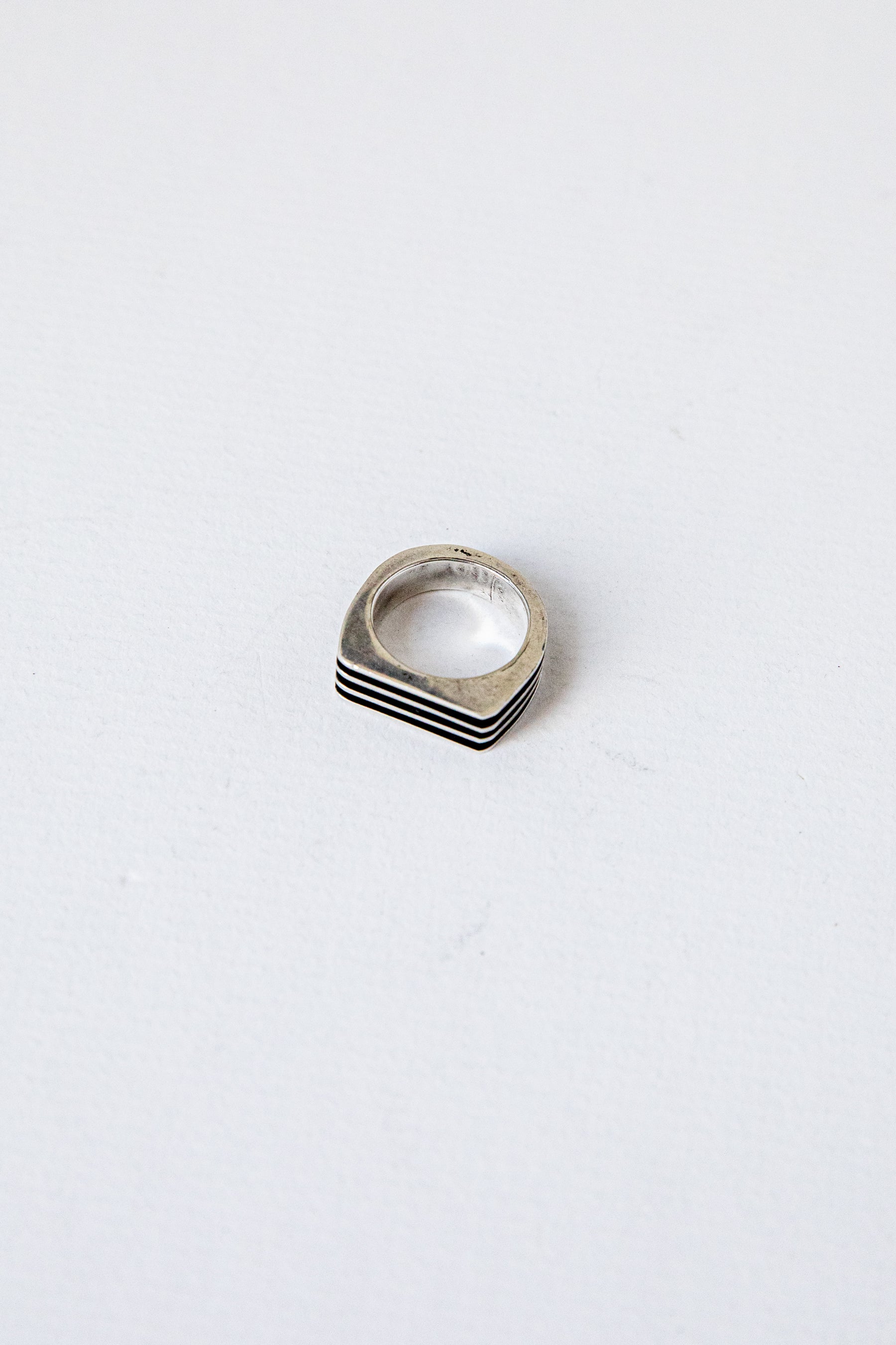 Silver Channeled Ring