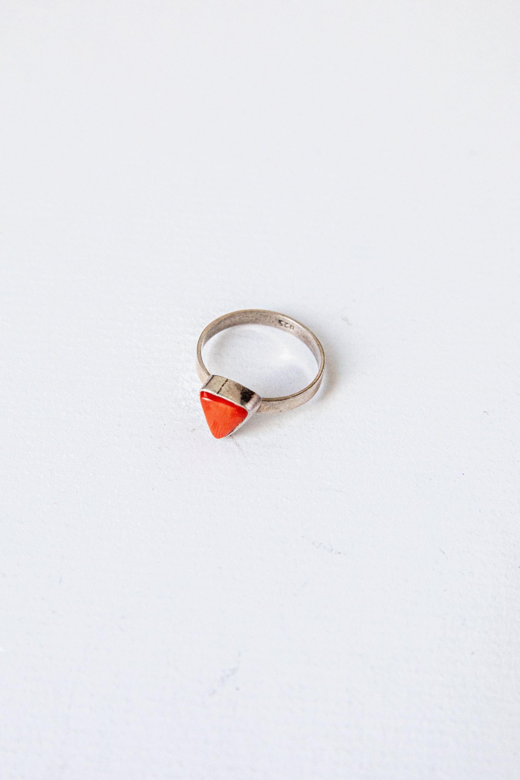 Coral Triangle Stone Ring